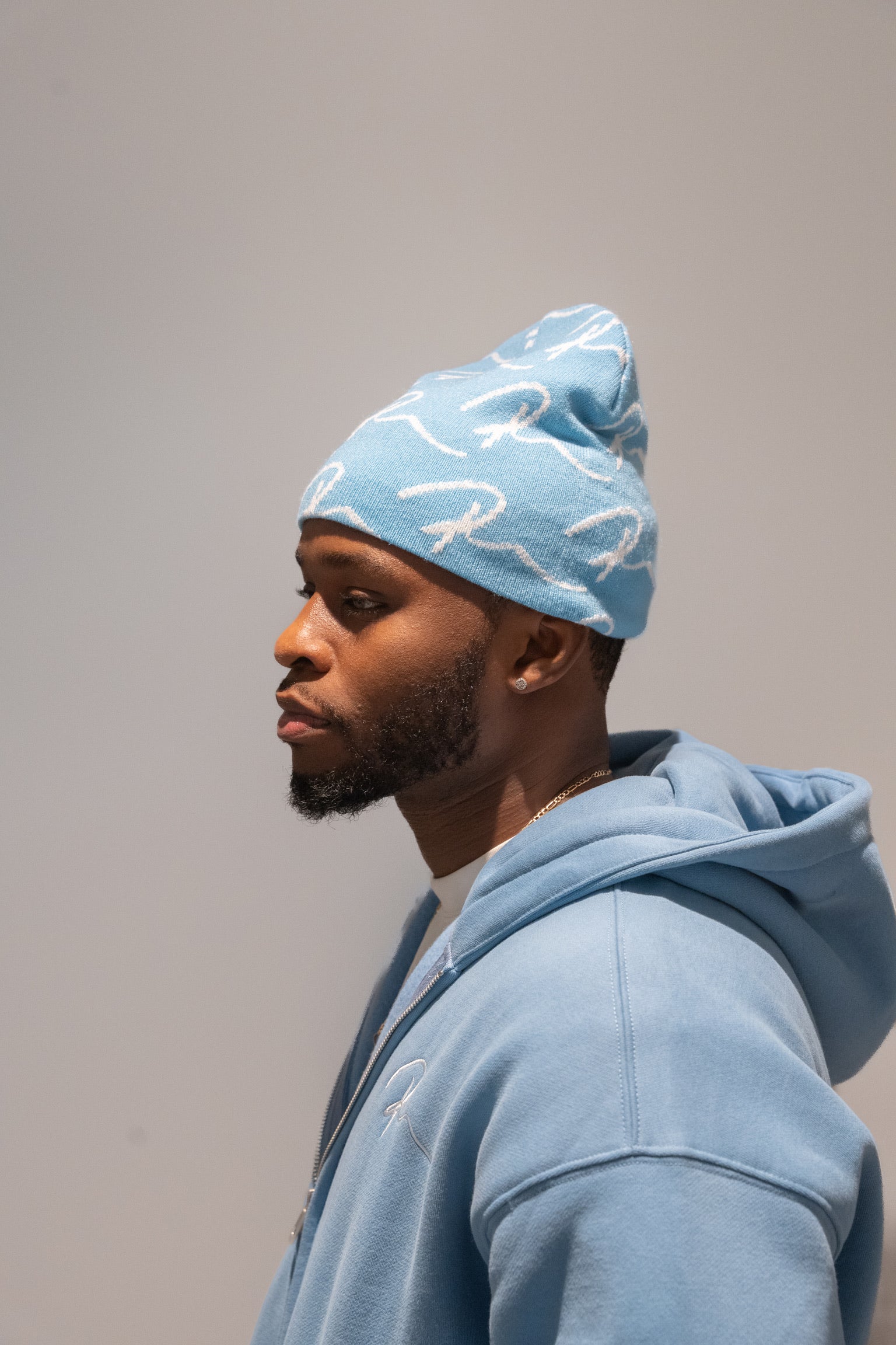 Preme Powder Blue Beanie